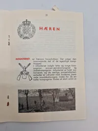 Samling diverse militære papirer mm.
