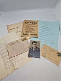 Samling diverse originale tyske ww2(mm) papirer