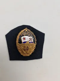 Samling originale russiske badges - flere ældre