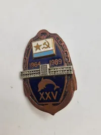 Samling originale russiske badges - flere ældre