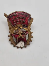 Samling originale russiske badges - flere ældre