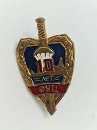 Samling originale russiske badges - flere ældre