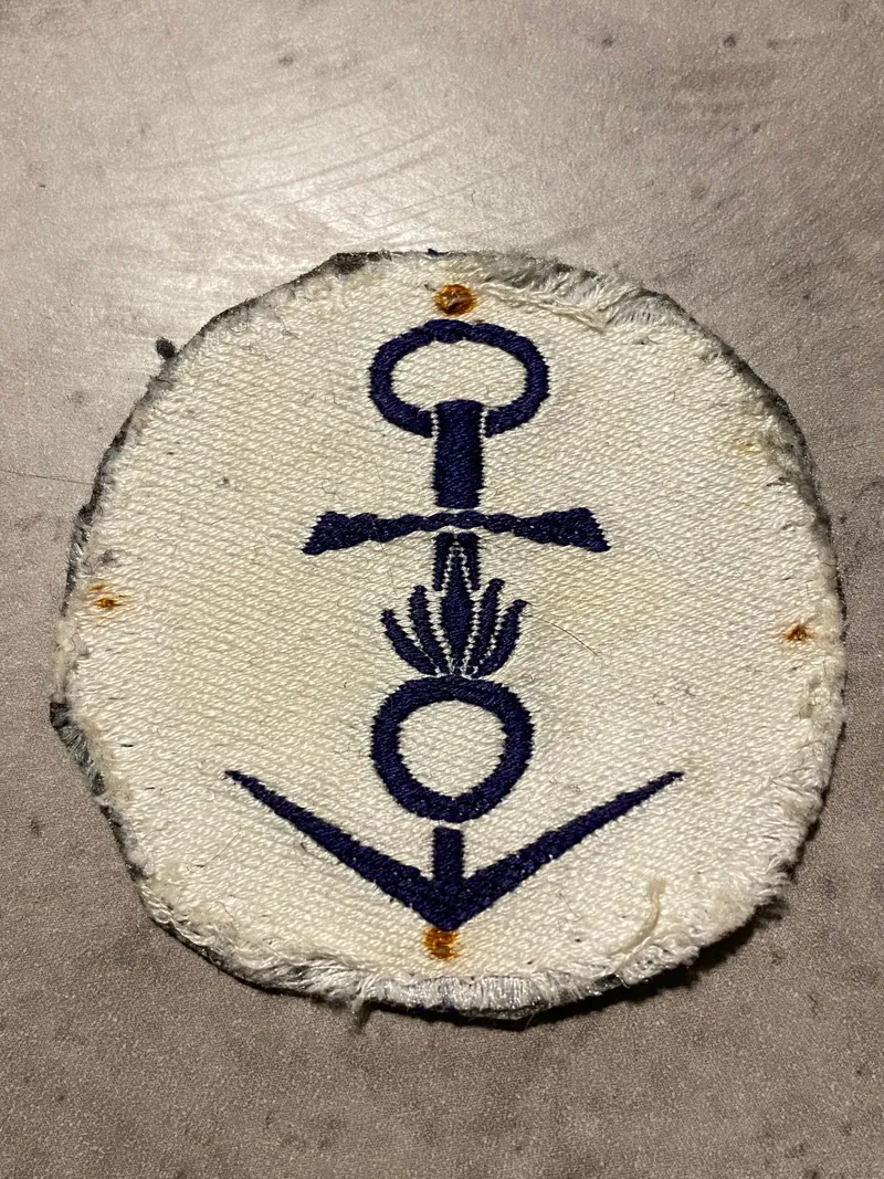Original tysk Kriegsmarine patch (sommeruniform)