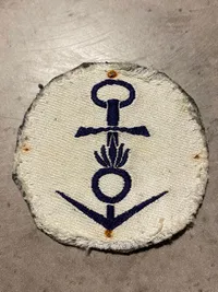Original tysk Kriegsmarine patch (sommeruniform)