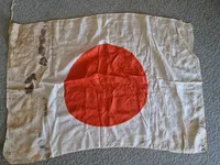 Originalt japansk ww2 flag