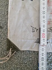Originalt japansk æresflag/good luck flag ((寄せ書き日の丸)