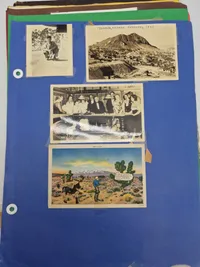Original amerikansk scrapbog - ww2 (mange gode udklip)