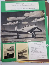 Original amerikansk scrapbog - ww2 (mange gode udklip)