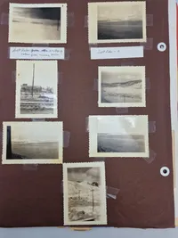 Original amerikansk scrapbog - ww2 (mange gode udklip)