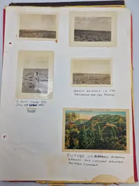 Original amerikansk scrapbog - ww2 (mange gode udklip)