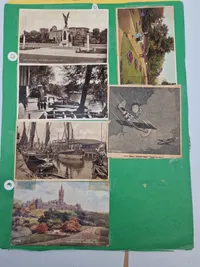 Original amerikansk scrapbog - ww2 (mange gode udklip)