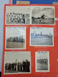 Original amerikansk scrapbog - ww2 (mange gode udklip)