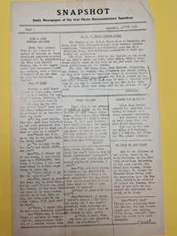 Original amerikansk scrapbog - ww2 (mange gode udklip)