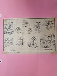 Original amerikansk scrapbog - ww2 (mange gode udklip)