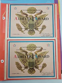 Original amerikansk scrapbog - ww2 (mange gode udklip)