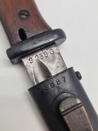Original tysk S84/98 III bajonet