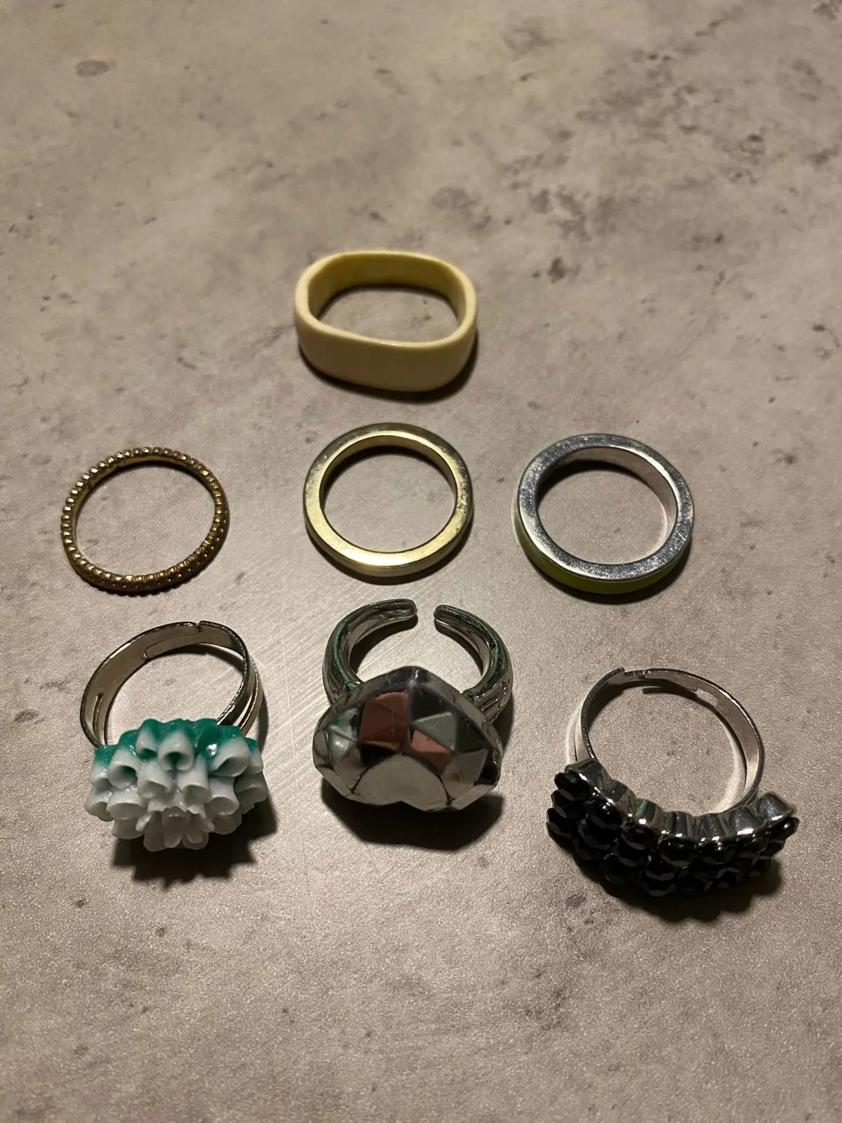 Diverse fingerringe