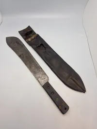 Original engelsk militær machete - godt stemplet med broad arrow og årstal
