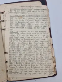 Sjældent dansk politilot fra ww2 med skilt og personlig lommebog