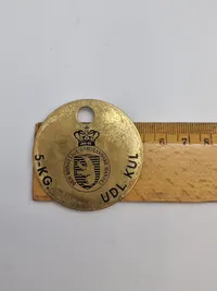 Originalt 5 kg’s kultegn -kongelig grønlandsk handel