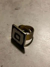Forgyldt fingerring