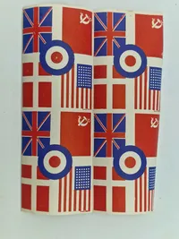 Lot originale mærkater fra befrielses dagene 1945