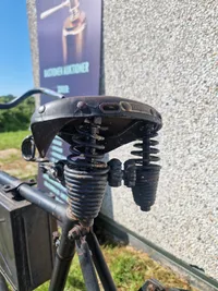 Sjælden original tysk truppenfahrad fra ww2 med tilhørende kasse mm. efterladt af tyskerne på Beldringe lufthavn Odense, 2 invendige gear