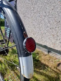 Sjælden original tysk truppenfahrad fra ww2 med tilhørende kasse mm. efterladt af tyskerne på Beldringe lufthavn Odense, 2 invendige gear