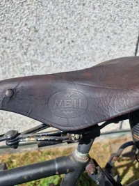 Sjælden original tysk truppenfahrad fra ww2 med tilhørende kasse mm. efterladt af tyskerne på Beldringe lufthavn Odense, 2 invendige gear