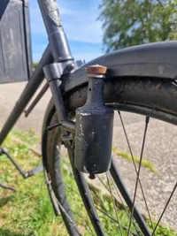 Sjælden original tysk truppenfahrad fra ww2 med tilhørende kasse mm. efterladt af tyskerne på Beldringe lufthavn Odense, 2 invendige gear