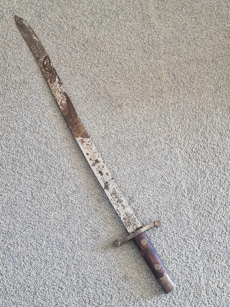 Original spansk Mauser model 1893 bajonet
