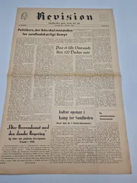 To originale eksemplarer af Revision som blandt andet var kendt for at støtte tidligere frikorps Danmark soldater