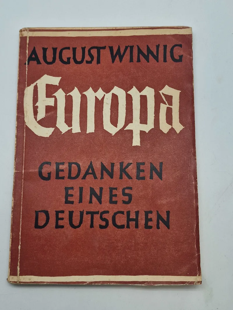 Original bog - Europa Gedanken Eines Deutsches
