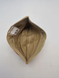 Original US WW2 khaki Garisson cap with combined glider parachute infantry patch
