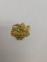 Samling danske regimentsmærker mm.