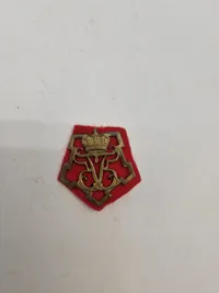 Samling danske regimentsmærker mm.