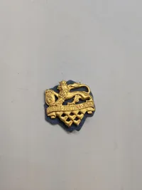 Samling danske regimentsmærker mm.