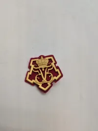 Samling danske regimentsmærker mm.