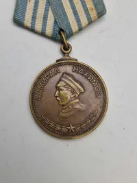 Russian Medal of the Grand commander of the NAVY of Admiral Nakhimov -  vanvittig god Postwar