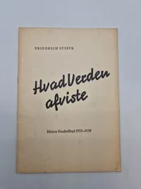Originalt hæfte - Hvad verdenen afviste