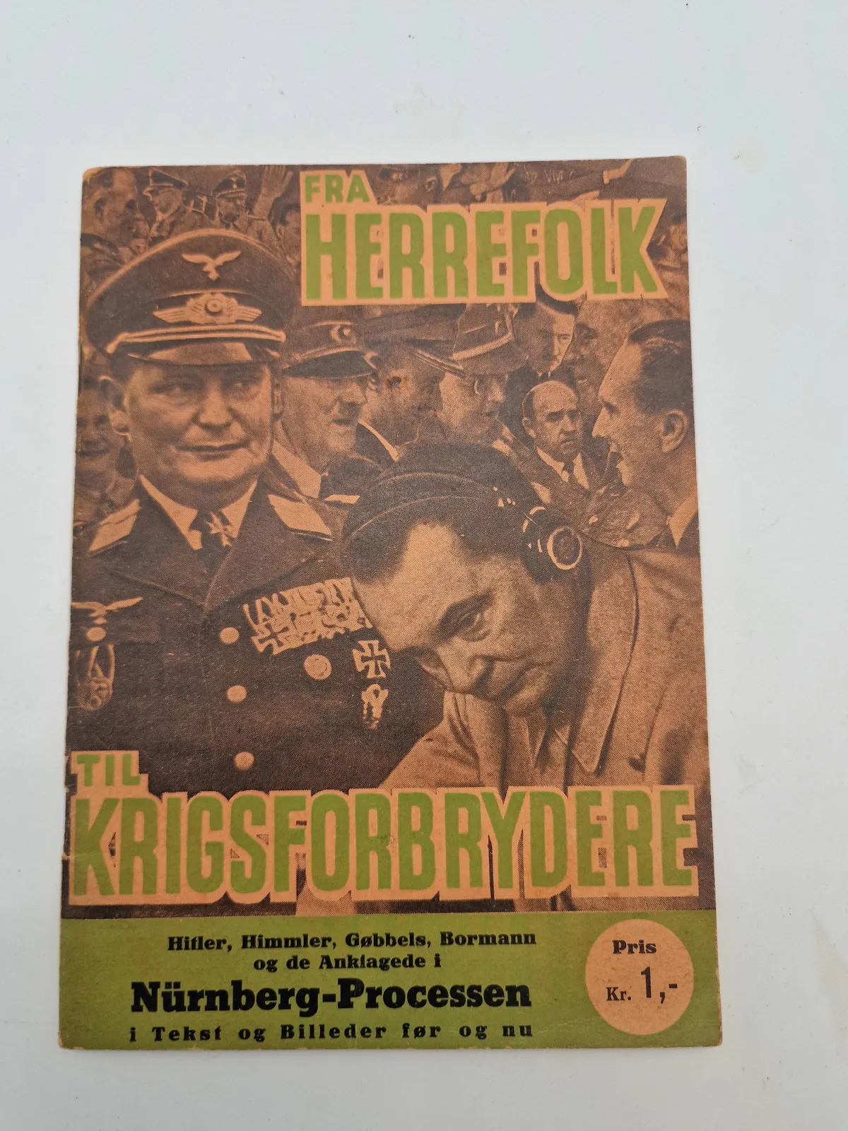 Originalt hæfte - Fra Herrefolk til krigsforbrydere