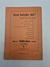 Originalt hæfte - Fra Herrefolk til krigsforbrydere