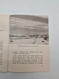 Originalt hæfte - Felttoget i Norge