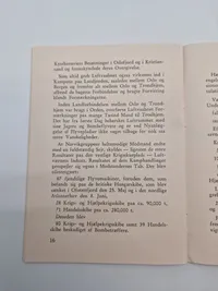 Originalt hæfte - Felttoget i Norge