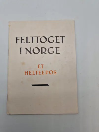 Originalt hæfte - Felttoget i Norge