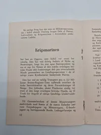 Originalt hæfte - Felttoget i Norge