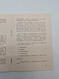 Originalt hæfte - Felttoget i Norge