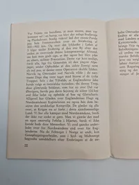 Originalt hæfte - Felttoget i Norge