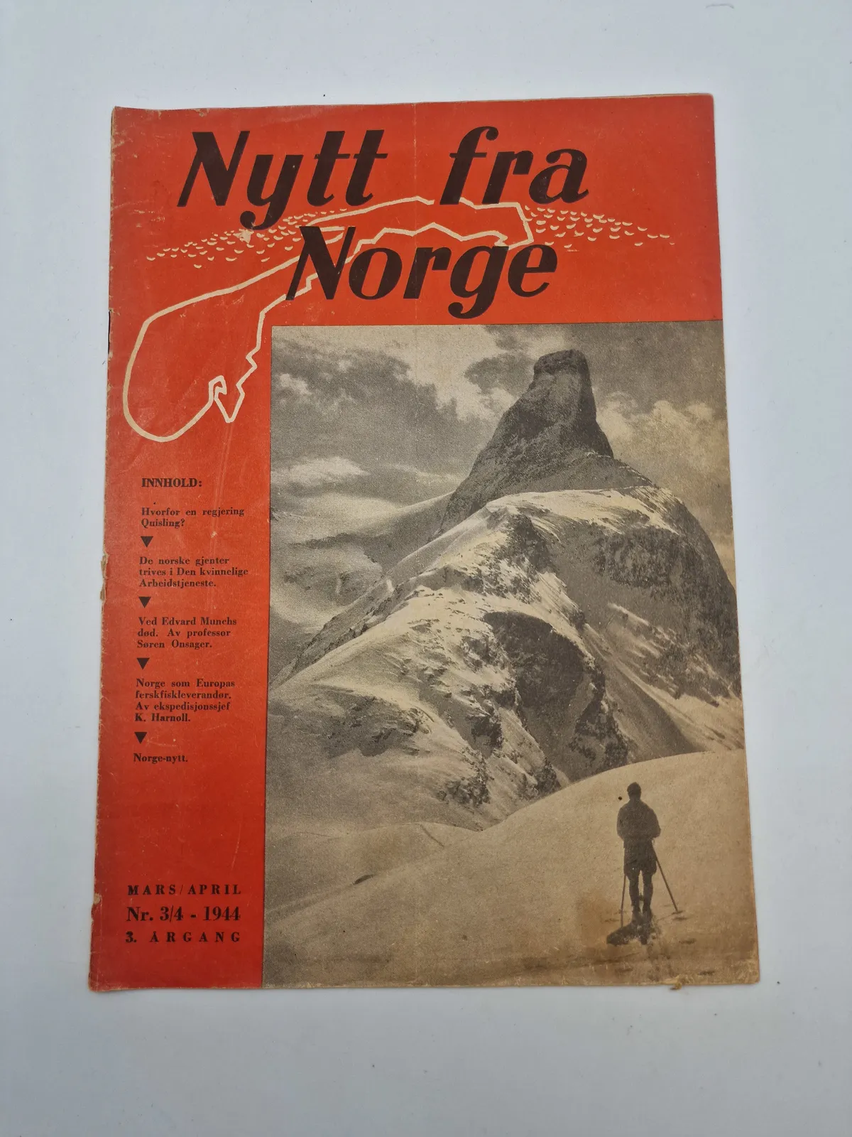 Originalt hæfte - Nytt fra Norge WW2