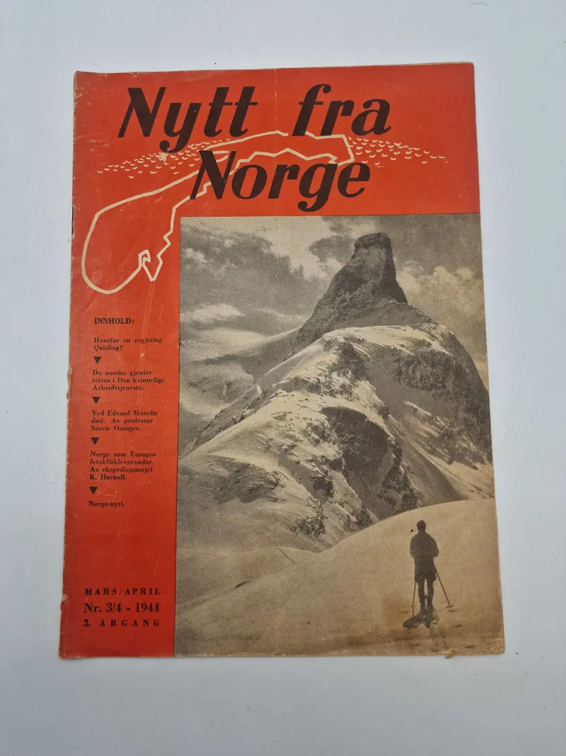 Originalt hæfte - Nytt fra Norge WW2